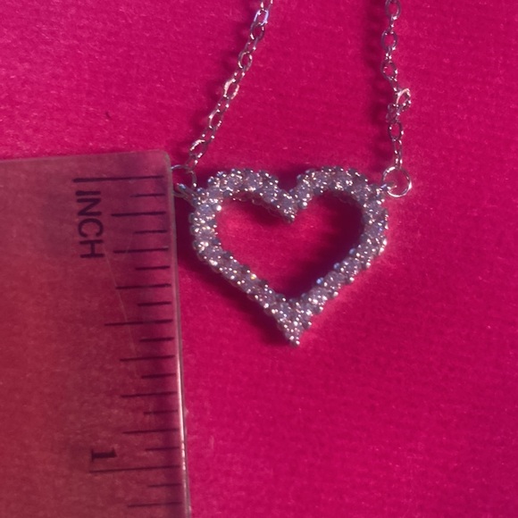 Sterling Silver 925 Heart Necklace - Picture 5 of 5